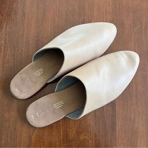TOMS | honey leather jutti mules | size 11